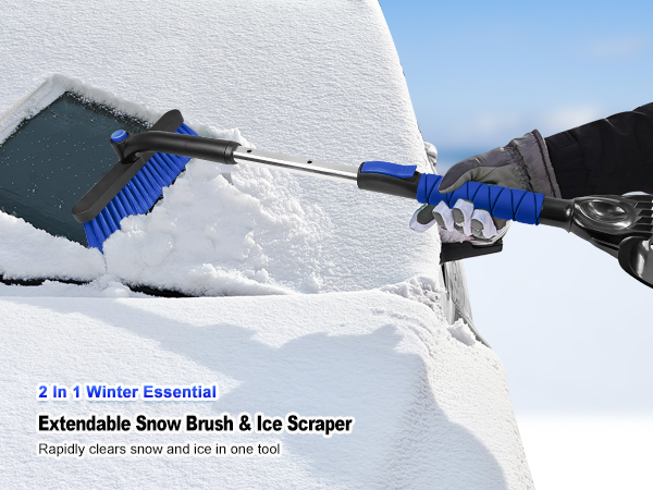 snow brush ice scraper