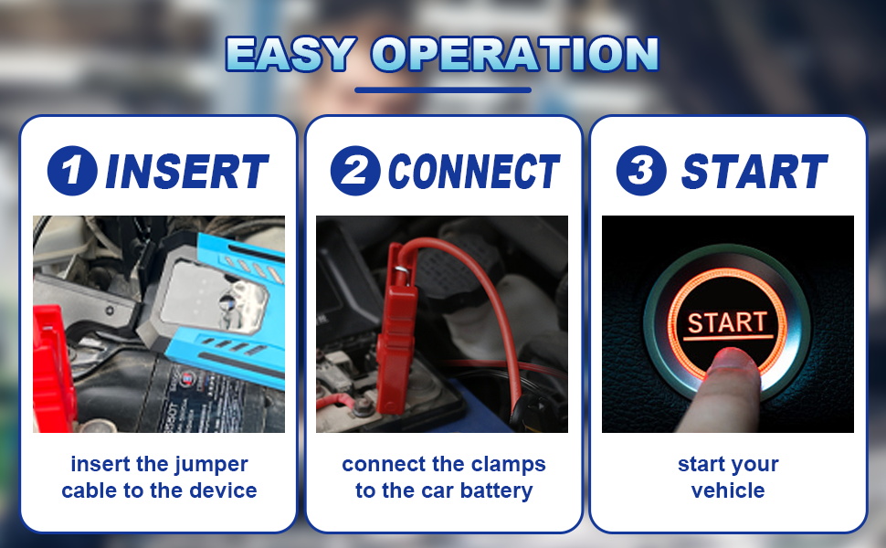how to use jump starter