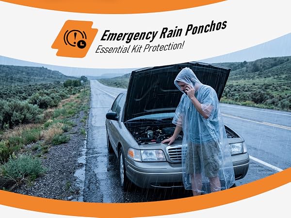rain poncho clear disposable emergency family pack lightweight pocket size camping hiking theme park