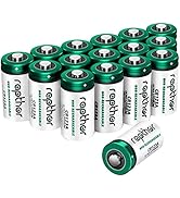 rapthor CR123A 3V Lithium Batteries CR17345 16 Pack 1650mAh High Power 123A 10 Year Shelf Life No...