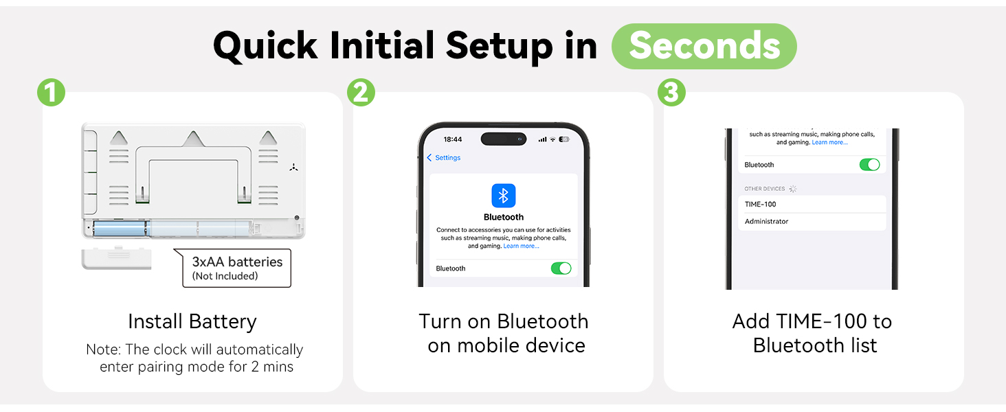 Bluetooth Clock