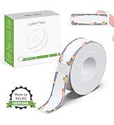 Nelko Genuine P21 Birthday 2.0 Label Maker Tape, Adapted Label Print Paper, 14x40mm (0.55