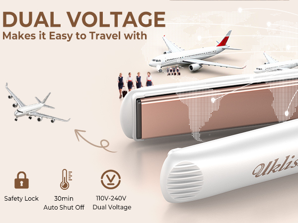 titanium hair straightener