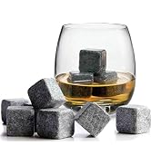Happy Hour Whiskey Cocktail Stones, Onesize, Black