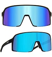 MAXJULI Polarized Sunglasses for Men Women, Windproof Outdoor Sports Cycling Running UV400 Protec...