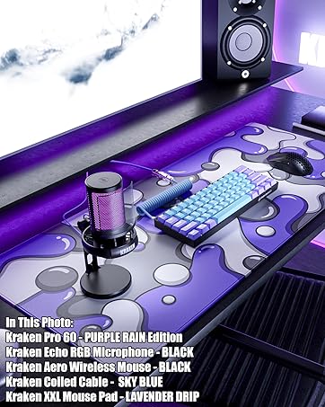 Purple and Blue 60% Mechanical Gaming Keyboard