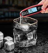 Vuwwey Instant Read Meat Thermometer Digital for Cooking with Dual Probe, Big Backlit &amp; Calibrati...