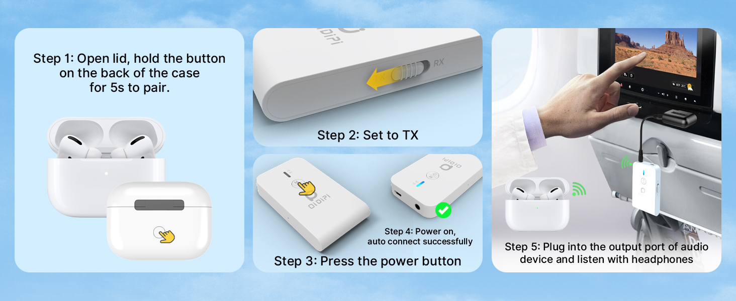 bluetooth flight adapter