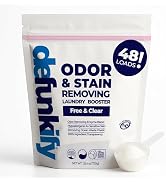 Odor &amp; Stain Removing Color Safe Enzyme Laundry Booster Detergent Additive. Natural, Sensitive Sk...