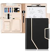 Toplive Padfolio Portfolio Case, Conference Folder Executive Business Padfolio with Document Slee...