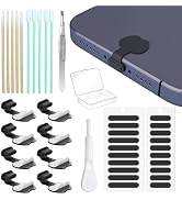 8 Pcs Dust Plug for Phone - USB C Port Cover Cap Protector Against Dust,Anti-Loss Plug for Phones...