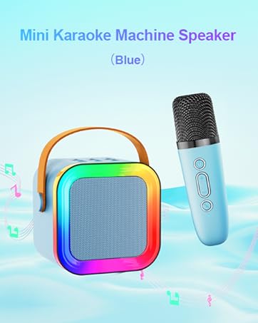 Mini Karaoke Machine Speaker for Kids Adults