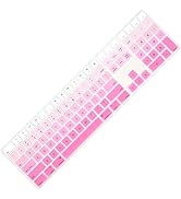 Allinside Ombre Pink Cover for Apple iMac Magic Wireless Bluetooth Keyboard with Numeric Keypad M...
