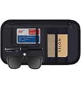 Car Sun Visor Organizer, Wisdompro Vehicle Interior Accessories Storage Pouch Auto Registration H...