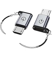 Liaoan USB C to Micro USB Adapter, USB C to Micro Adapter Supports 18W Fast Charging, Used for US...
