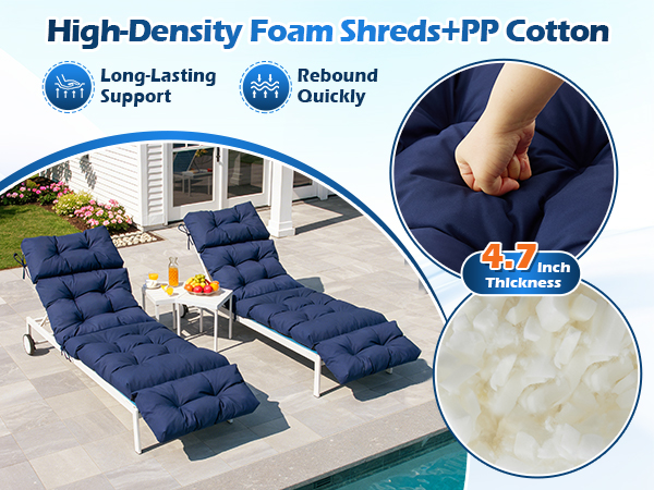 lounge chair cushions