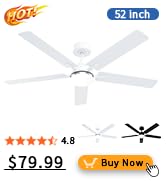 52 Inch Ceiling Fans with Lights, App&amp;amp;Remote Control, Low Profile Modern Ceiling Fan, 6 Sp...