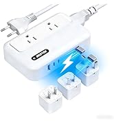 BESTEK 220v to 110v Converter with USB C 35w, 300W AC Peak Voltage Converter US to Europe, Step D...