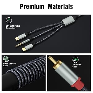 Lightning to RCA Cable