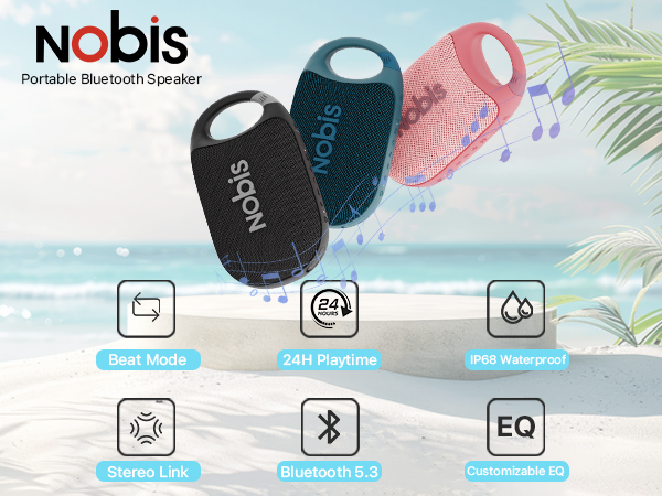 Nobis Portable Bluetooth Speaker