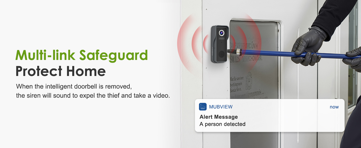 timbre con camara para puerta inalambrico