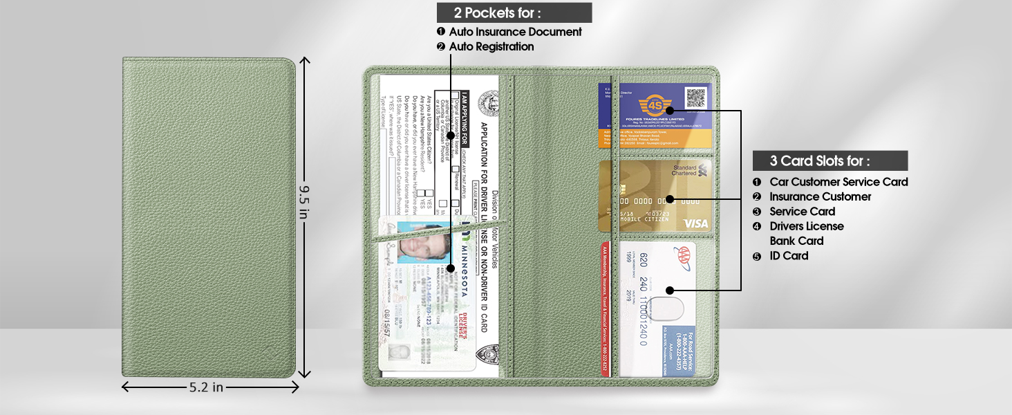 car document wallet