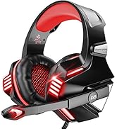 VersionTECH. Gaming Headset for PS5/ PS4/ Xbox One/PC, Noise Canceling Over-Ear Headphones with M...
