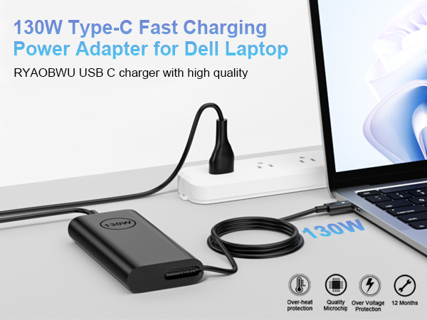 130W USB C Type C Laptop Charger