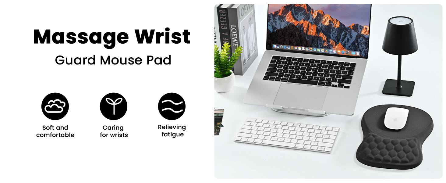 mouse pad with wrist rest