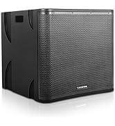 Sound Town CARME Series 1600W 18" Powered Subwoofer with DSP, LPF, Birch Plywood, Black (CARME-18...