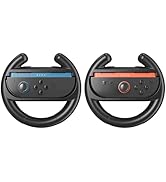 WEOTOO Steering Wheel Compatible with Switch 2 JoyCon Controller, 2 Pack Racing Wheels Compatible...