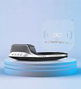 AZIJYV Heads Up Display for Cars C3, Obd2 Gauge Display with Speed, Water Temperature, Fuel Consu...