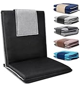 Floor Chair with Back Support 14-Position Adjustable Floor Chair Portable Ground Seating for Adul...