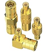 Eightwood SMB to SMB Adapter Conversion Kit 4pack, SMB Male/Female to Male/Female Adapter for Sat...
