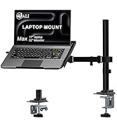 WALI Laptop Tray Desk Mount for 17inch Notebook, Fully Adjustable Laptop Arm up to 22lbs, Monitor...