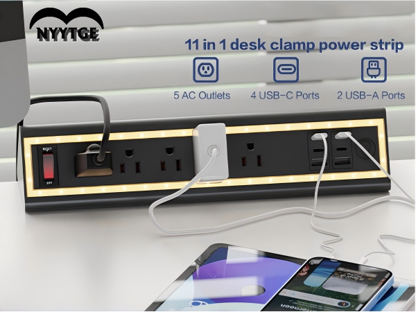 Power Strip?Surge Protector?Charging Station?Desk Clamp?USB Hub?PD Fast Charging
