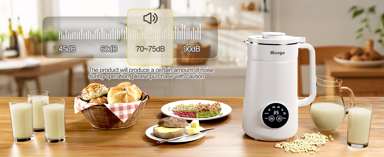 Juice/ milk shake make by Mooye Soy Milk Maker Machine