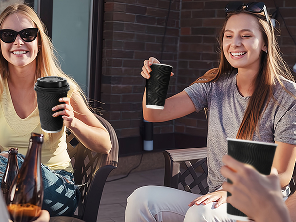 coffee cups with lids party