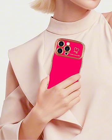 cute wave plating case for iphone