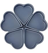 Fox Run Linked Heart Cake Pan, 4-Inch, Preferred Non-Stick