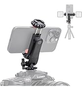 Zeadio Smartphone Tripod Mount Adapter, Cell Phone Tripod Holder Selfie Stick Monopod Adjustable ...
