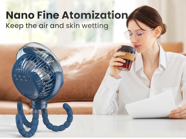 protable stroller fan