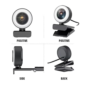 Webcam with different position according to your needs