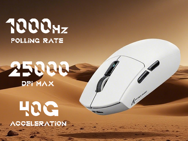 G3 Tri Mode Ultralight Rechargeable Wireless Gaming Mouse Programmable with 25000 DPI