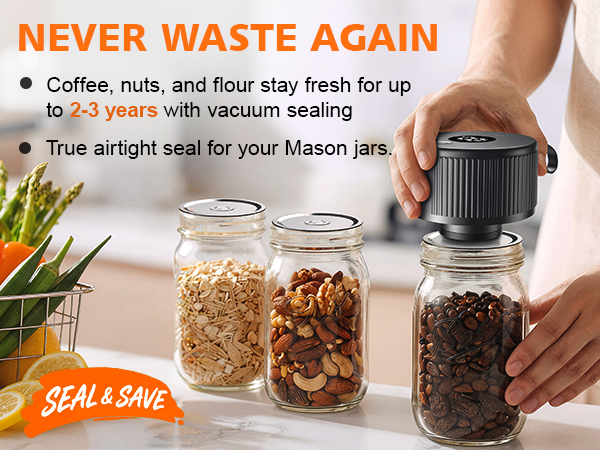 jar vacuum sealer for mason jars