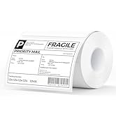 MUNBYN 4"x3" Direct Thermal Labels, Strong Adhesive, White Thermal Printer Labels for Barcode, Ad...