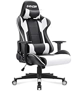 Homall Gaming Chair, Office Chair High Back Computer Chair Leather Desk Chair Racing Executive Er...