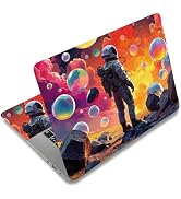 SUPERDANT 3Pcs Laptop Sticker Cover Decal with Unique Space Astronaut Pattern 15x10.63Inch Remova...