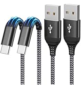 6FT USB A to USB C Cable Carplay, 3A Fast Charging USB Type C Cable, Long Nylon Braided USB to C ...