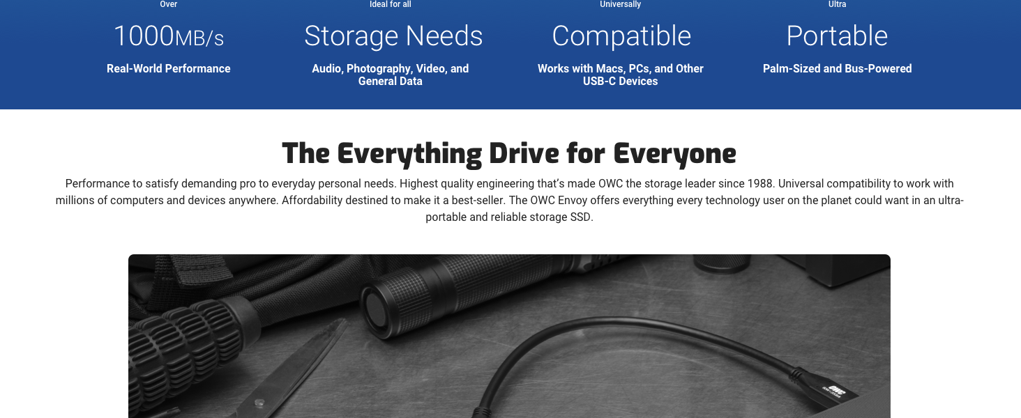 BUS POWERED EXTRENAL STORAGE BACKUP SSD HARD DRIVE MAC PC USB-C USB4 THUNDERBOLT PORTABLE RUGGED 